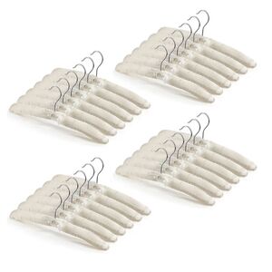 Beige Padded Hangers - Set of 24